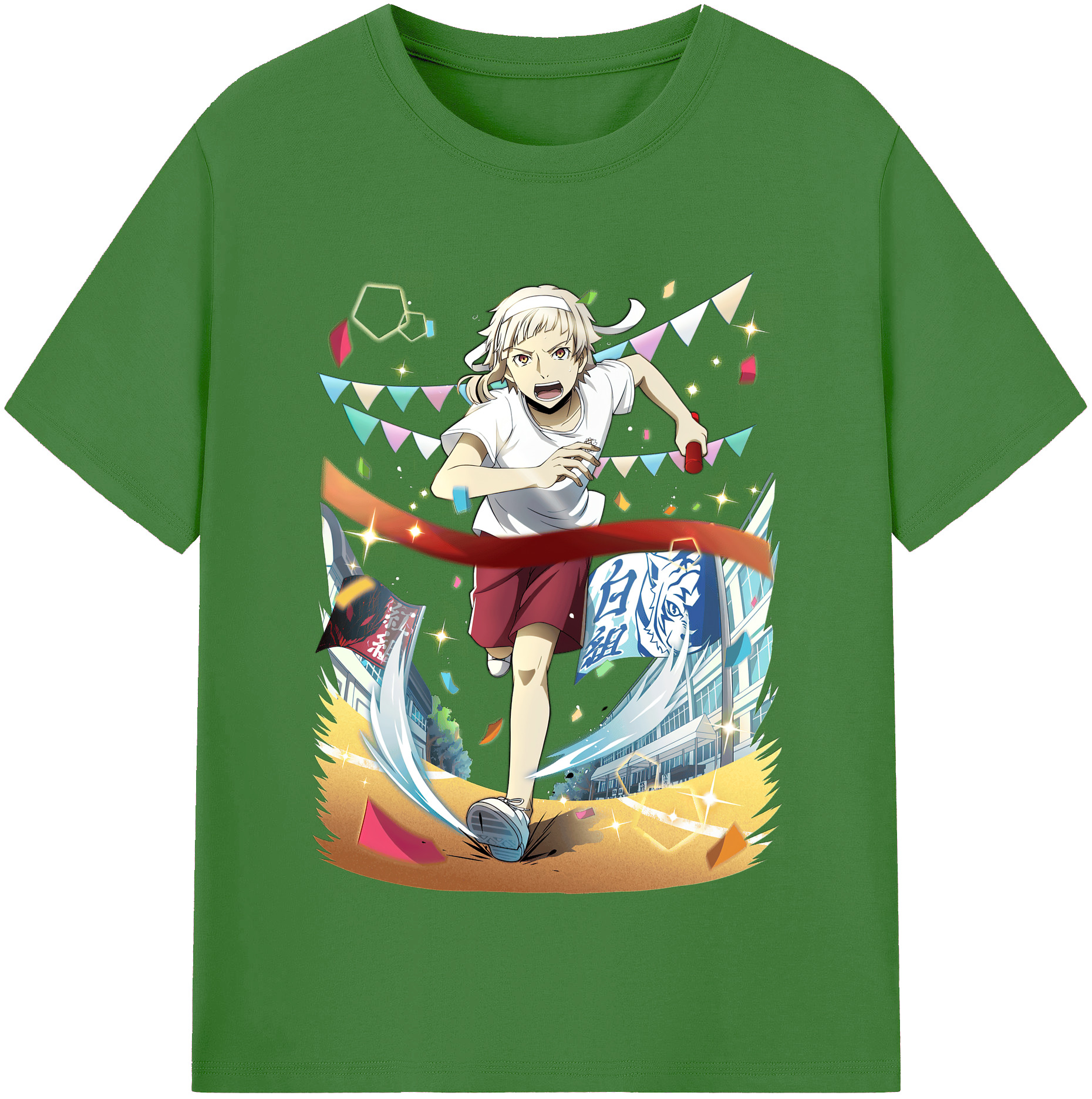 （画像用） 文豪ストレイドッグス Bungo Stray Dogs レディースカジュアルプリントTシャツ（綿100％）